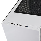 Kolink Stronghold Midi-Tower, Tempered Glass - White Window Kolink