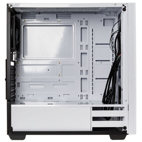 Kolink Stronghold Midi-Tower, Tempered Glass - White Window Kolink