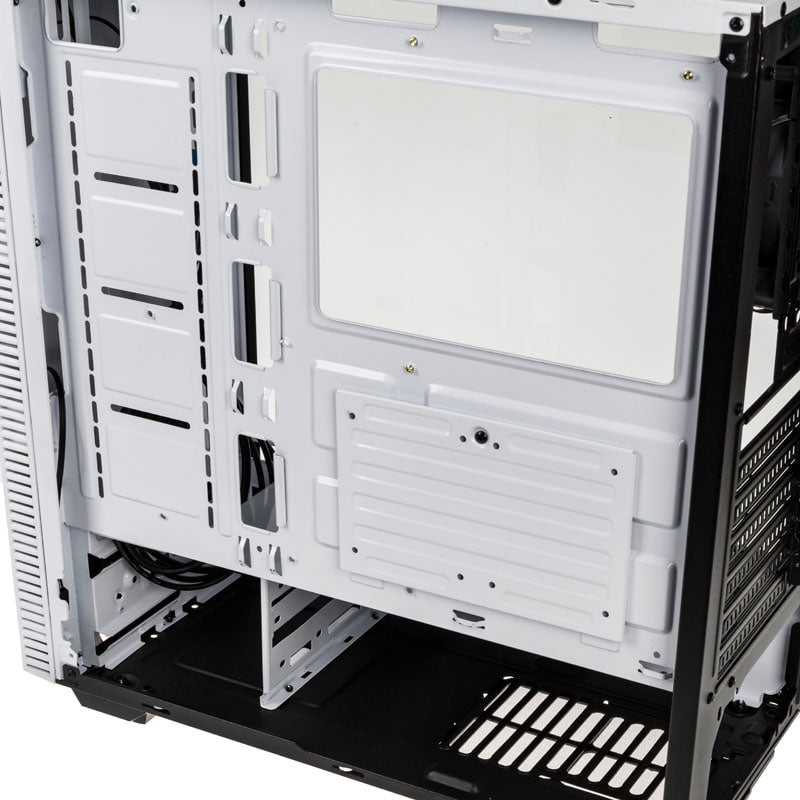 Kolink Stronghold Midi-Tower, Tempered Glass - White Window Kolink