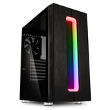 Kolink Nimbus RGB Midi-Tower, Tempered Glass - Black Kolink