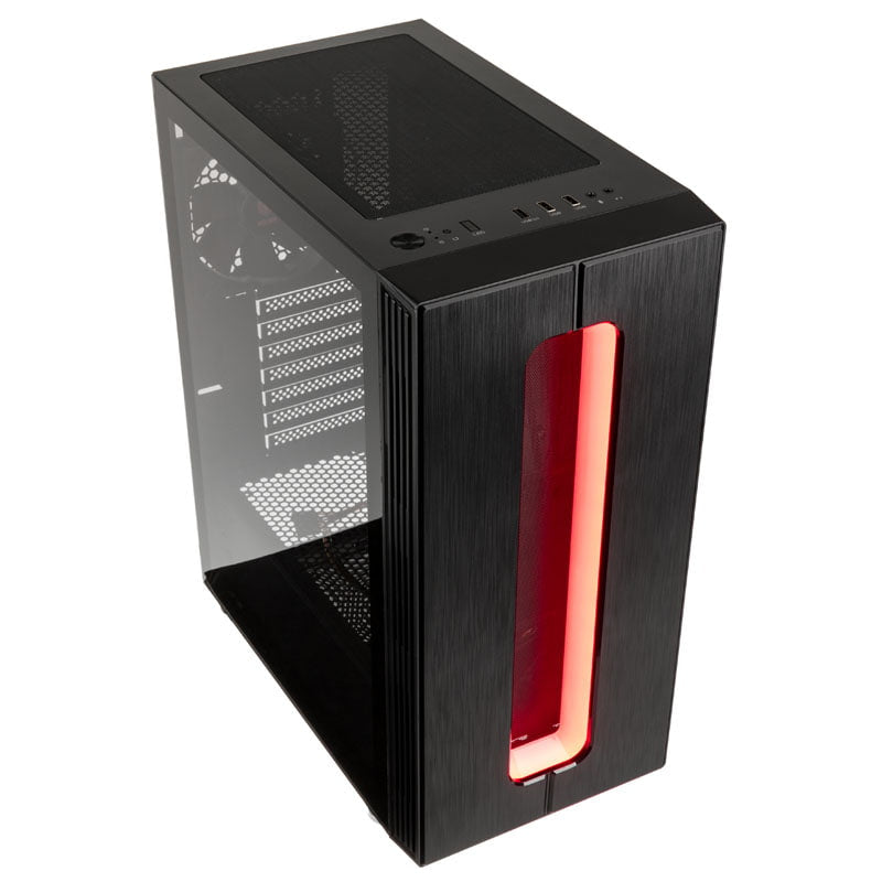 Kolink Nimbus RGB Midi-Tower, Tempered Glass - Black Kolink