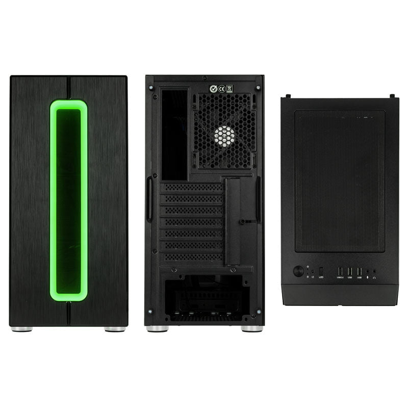 Kolink Nimbus RGB Midi-Tower, Tempered Glass - Black Kolink