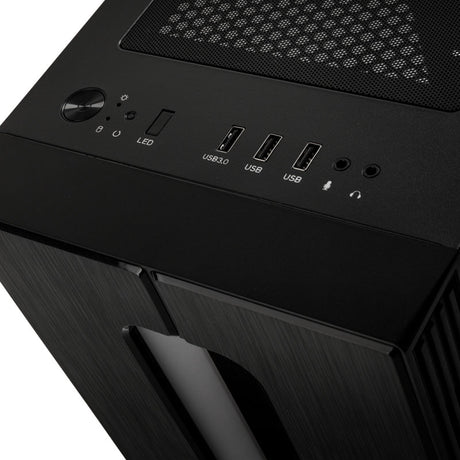 Kolink Nimbus RGB Midi-Tower, Tempered Glass - Black Kolink