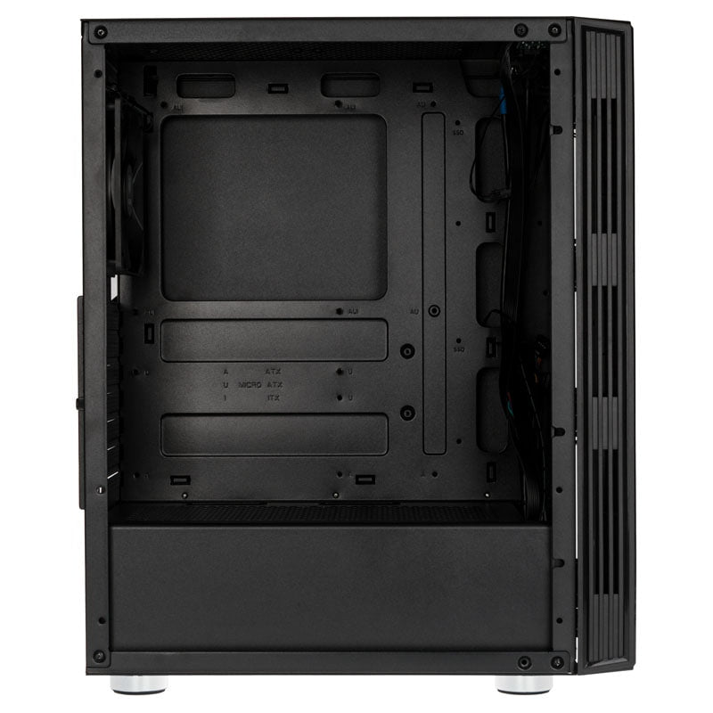 Kolink Nimbus RGB Midi-Tower, Tempered Glass - Black Kolink
