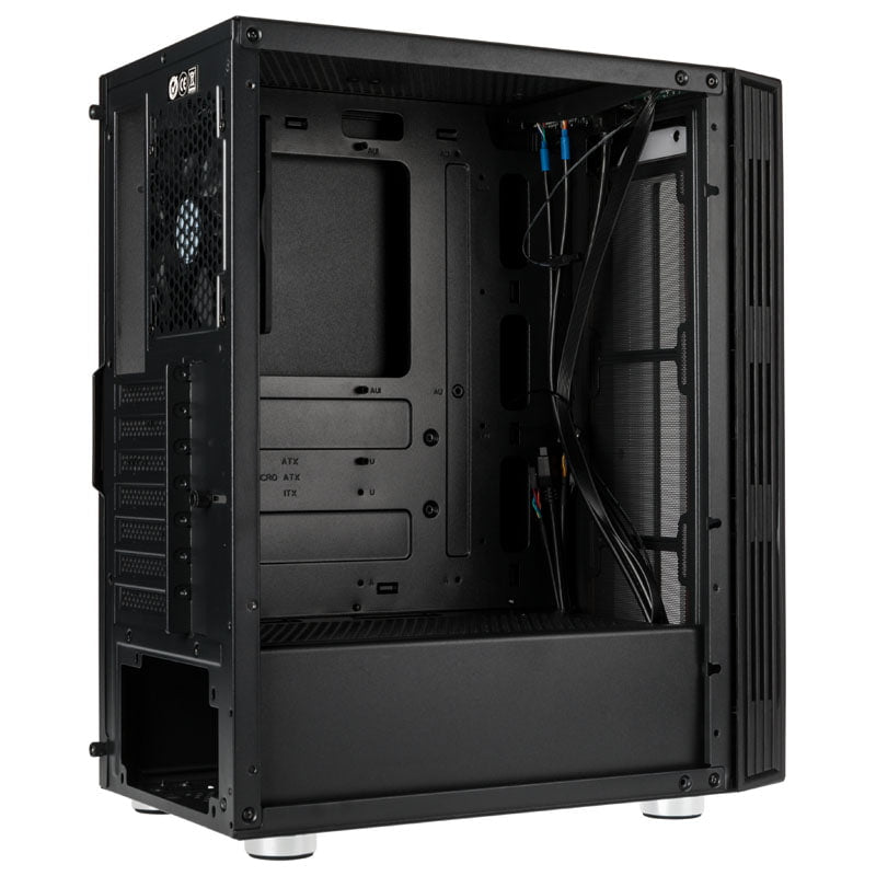 Kolink Nimbus RGB Midi-Tower, Tempered Glass - Black Kolink