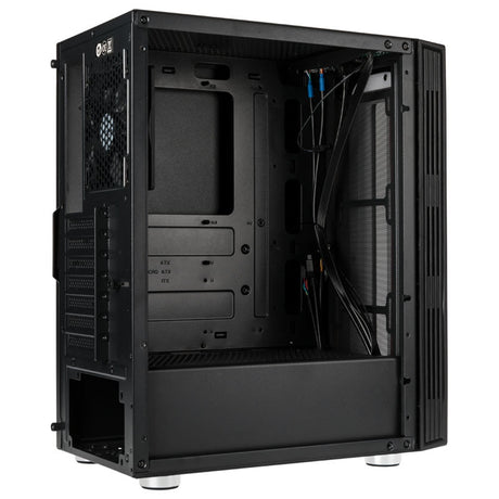 Kolink Nimbus RGB Midi-Tower, Tempered Glass - Black Kolink