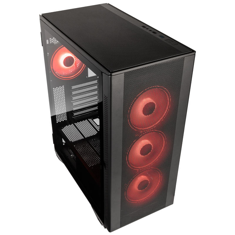 Kolink Stronghold Prism ARGB Midi Tower Case - Gunmetal Grey Kolink