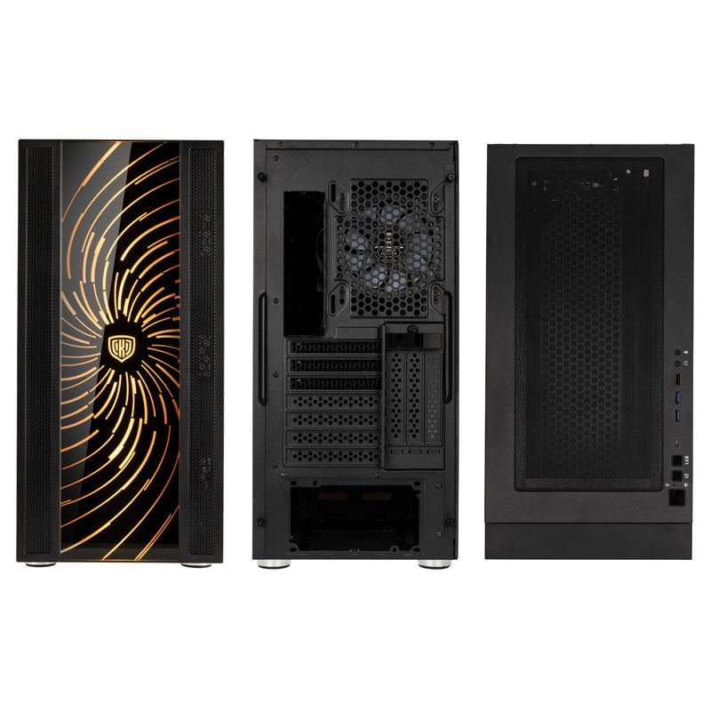 Kolink Unity Adapt ARGB Midi Tower Case-Black Kolink