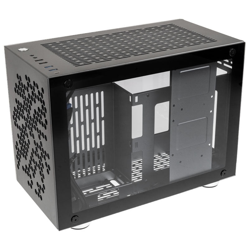 Kolink Rocket Heavy Aluminium Mini-ITX Case - Gunmetal Grey Kolink