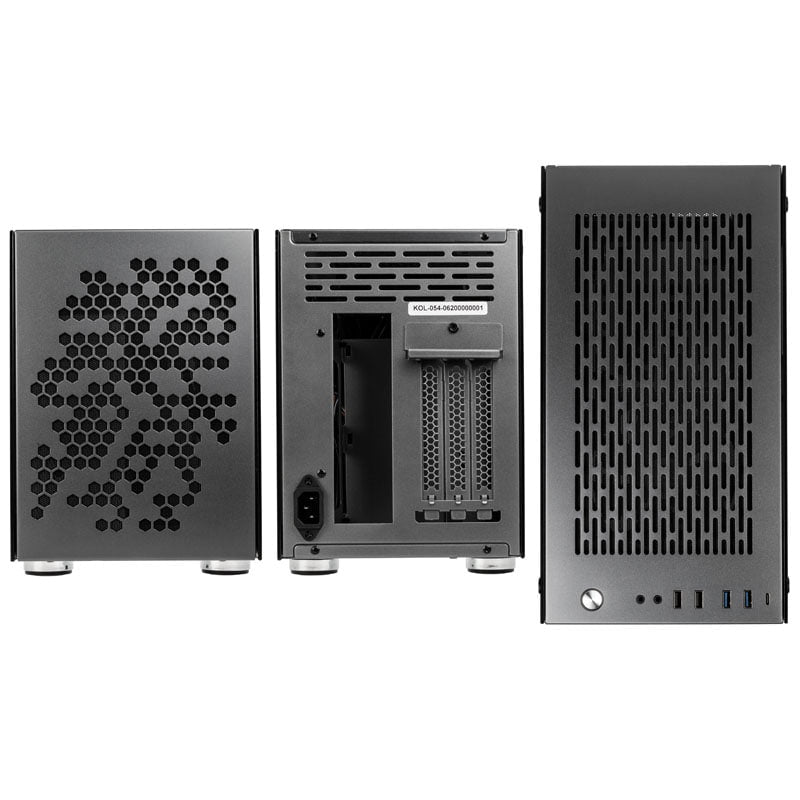 Kolink Rocket Heavy Aluminium Mini-ITX Case - Gunmetal Grey Kolink