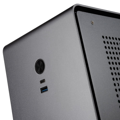 Kolink Rocket V2 Aluminium Mini-ITX Case - Titanium Grey Kolink