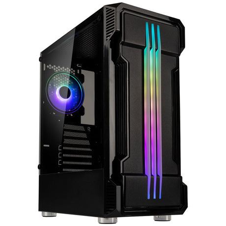 Kolink Inspire Series K10 Midi-Tower ARGB Gaming Case-Black Window Kolink