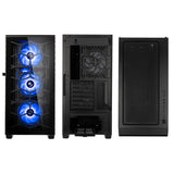 Kolink Observatory Y ARGB Midi-Tower Gaming Case-Black Window Kolink