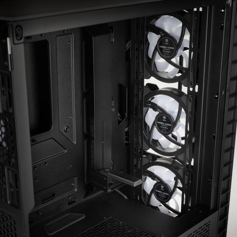 Kolink Observatory Y ARGB Midi-Tower Gaming Case-Black Window Kolink