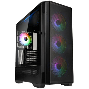 Kolink Observatory Y Mesh ARGB Midi-Tower Gaming Case-Black Window Kolink