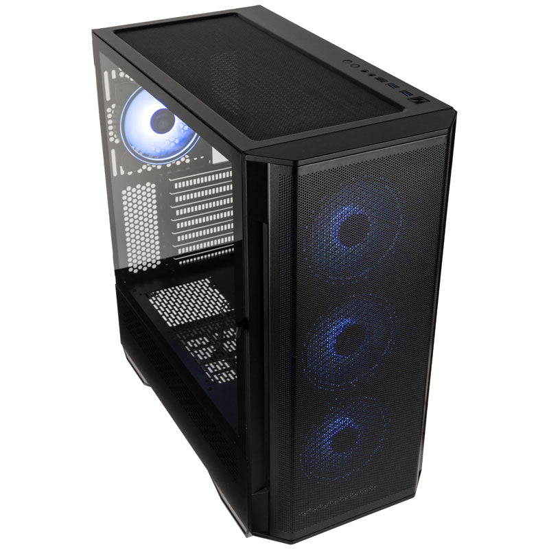 Kolink Observatory Y Mesh ARGB Midi-Tower Gaming Case-Black Window Kolink