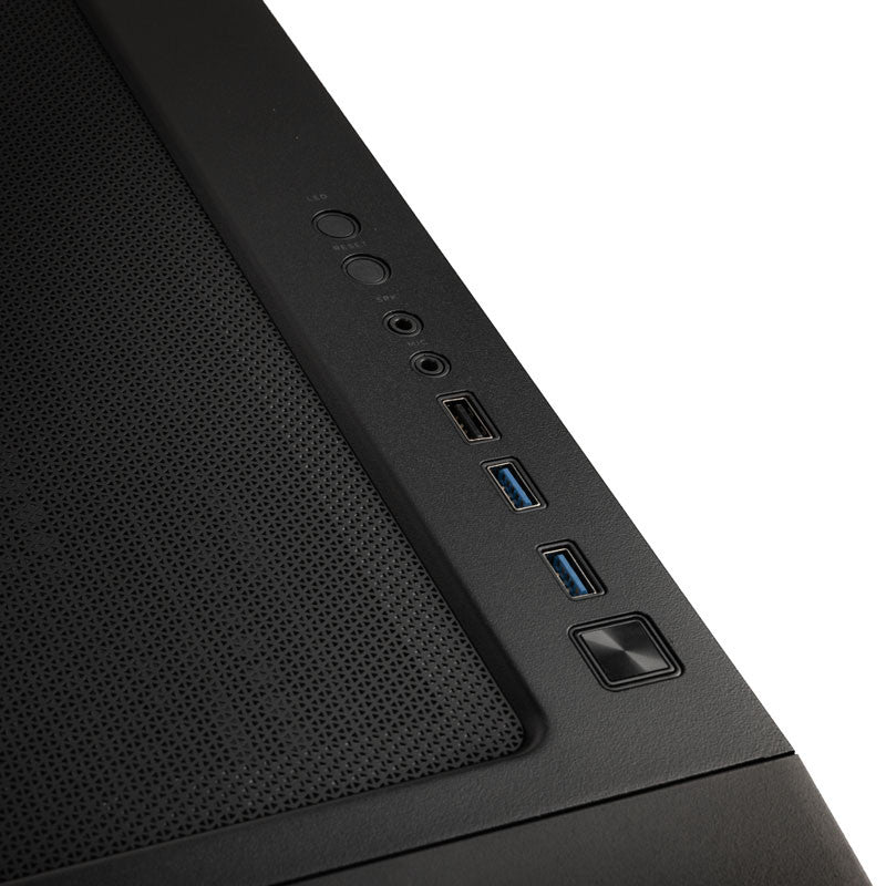 Kolink Observatory Y Mesh ARGB Midi-Tower Gaming Case-Black Window Kolink