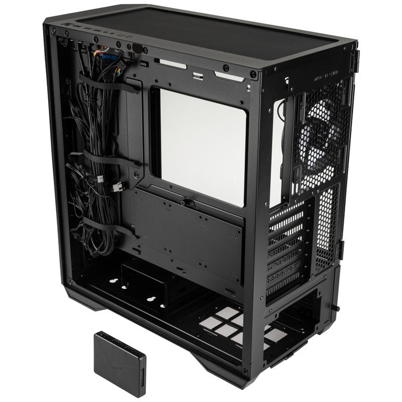 Kolink Observatory Y Mesh ARGB Midi-Tower Gaming Case-Black Window Kolink