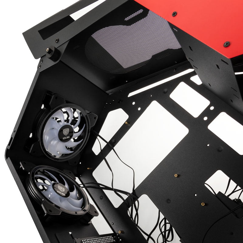 Kolink Big Chungus Hench Edition Midi Tower ARGB Showcase - Black Kolink