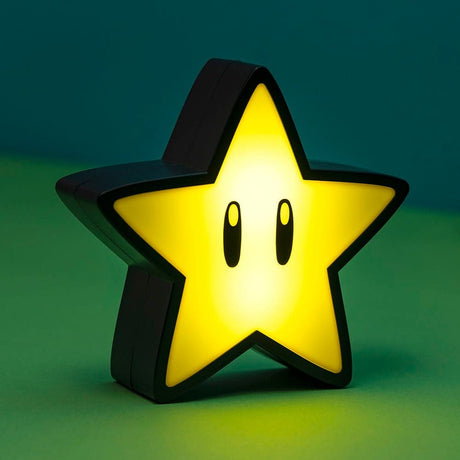 Super Mario Stjerne Lampe Med Lyd Paladone