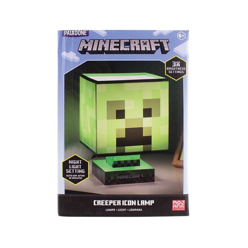 Minecraft Creeper Icon Lamp Paladone