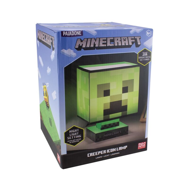 Minecraft Creeper Icon Lamp Paladone