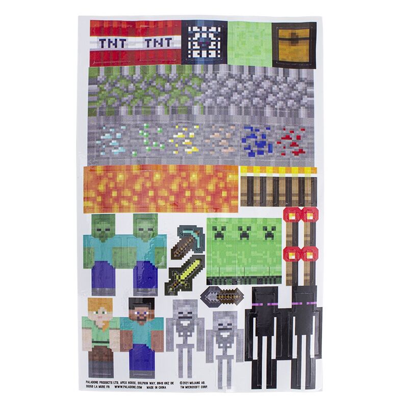 Minecraft Vandflaske og Sticker Sæt Paladone