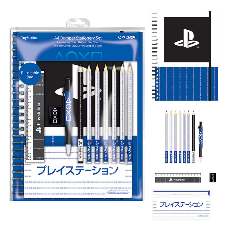 Playstation Stationery Set A4
