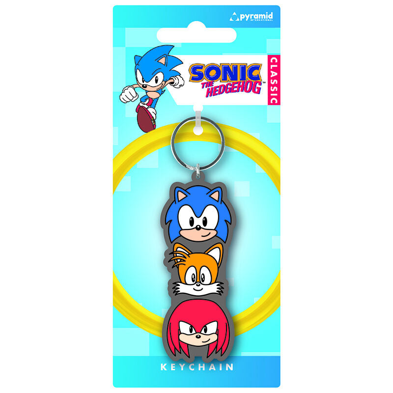 Sonic The Hedgehog (Trio Stack) PVC Nøglering