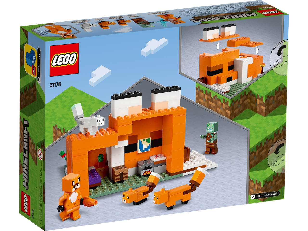 LEGO Minecraft - Rævehytten (21178) Lego