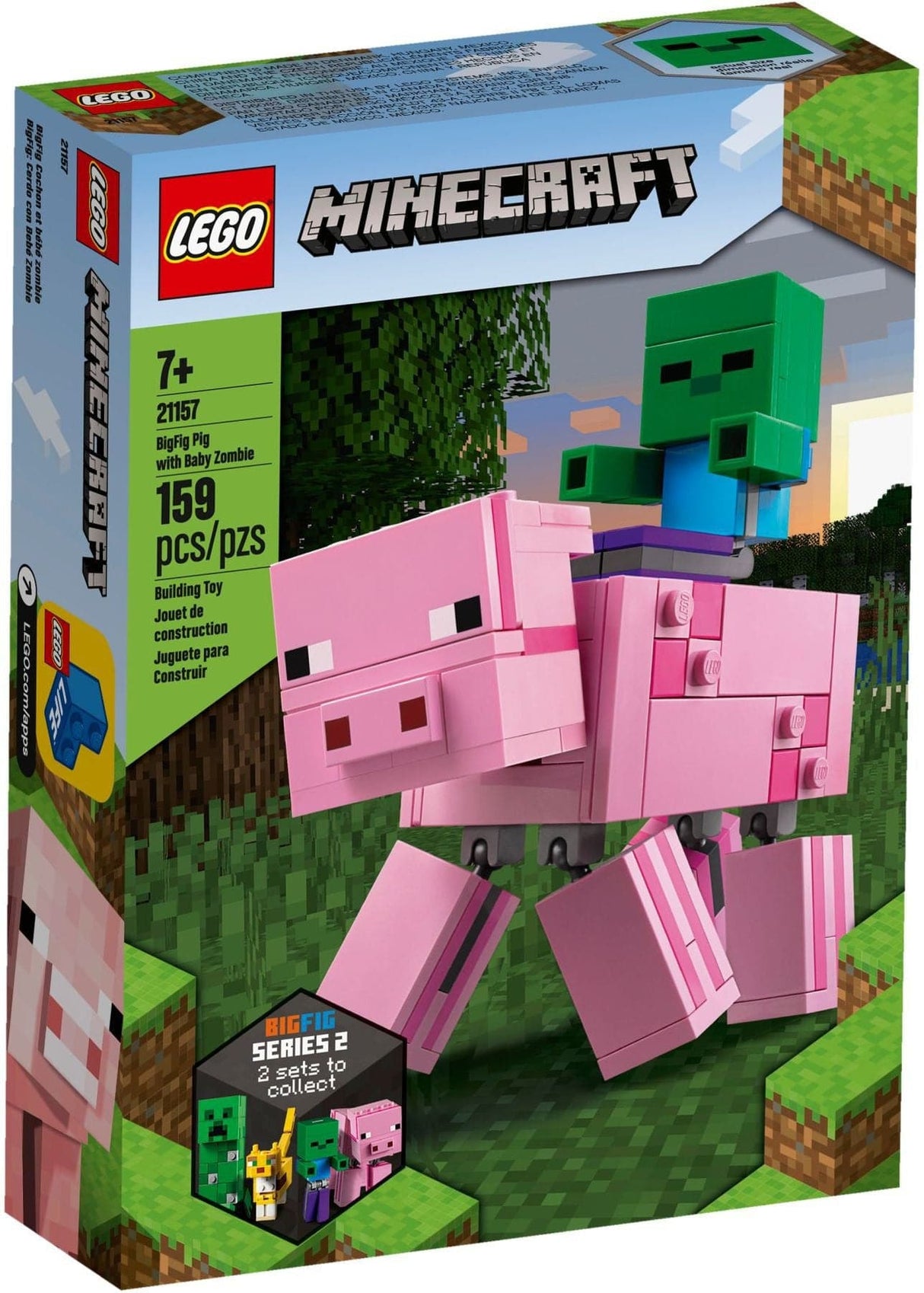 LEGO Minecraft - Stor Grisefigur med Zombieunge (21157) Lego