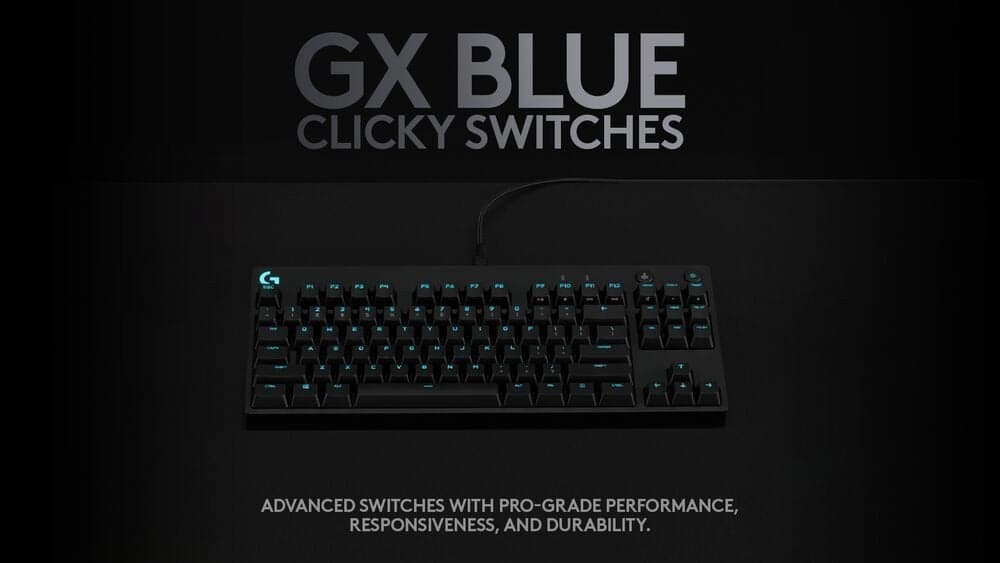 Logitech G PRO Mechanical Gaming Keyboard - BLACK - USB - NORDIC Logitech