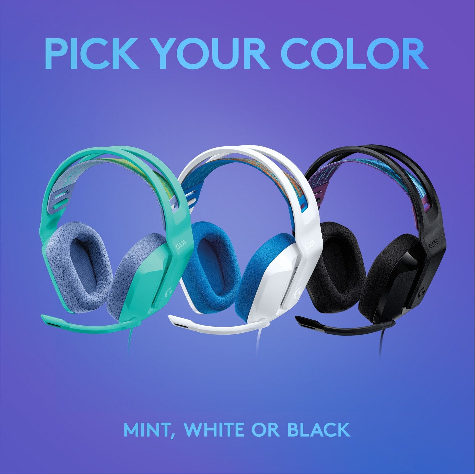 Logitech - G335 Wired Gaming Headset - SORT Logitech