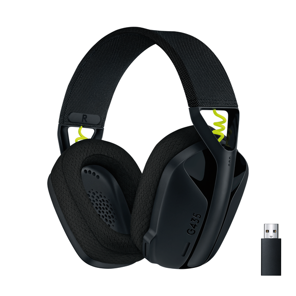 Logitech G435 Lightspeed Kabelloses Gaming-Headset – Schwarz