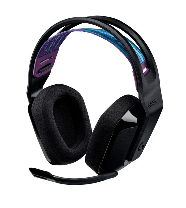 Logitech – G535 LIGHTSPEED Kabelloses Gaming-Headset – SCHWARZ 