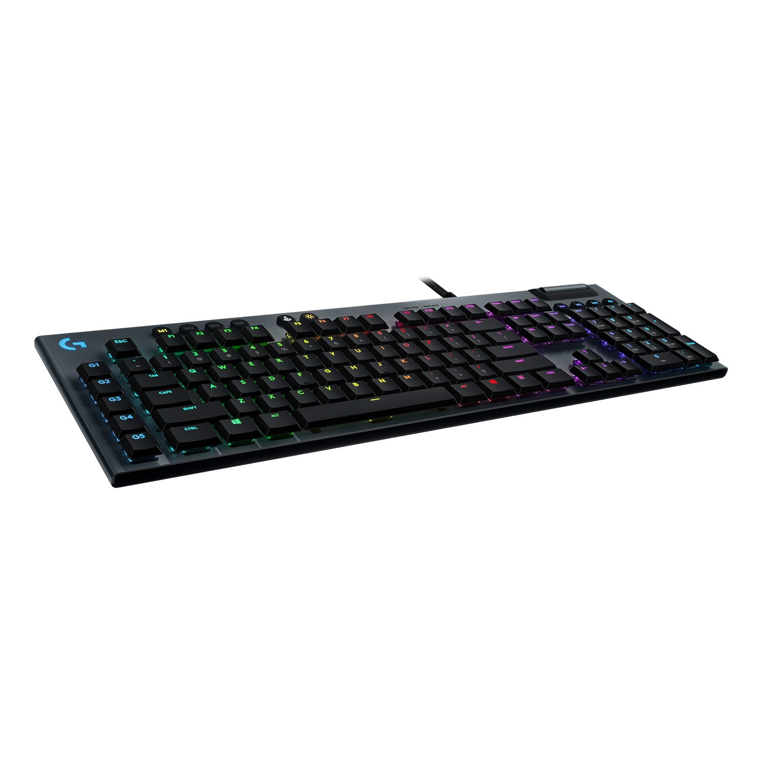 Logitech – G815 LIGHTSYNC RGB mechanische Gaming-Tastatur – GL Tactile – CARBON – PAN – NORDIC