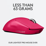 Logitech - PRO X Superlight Pink gaming mus Logitech