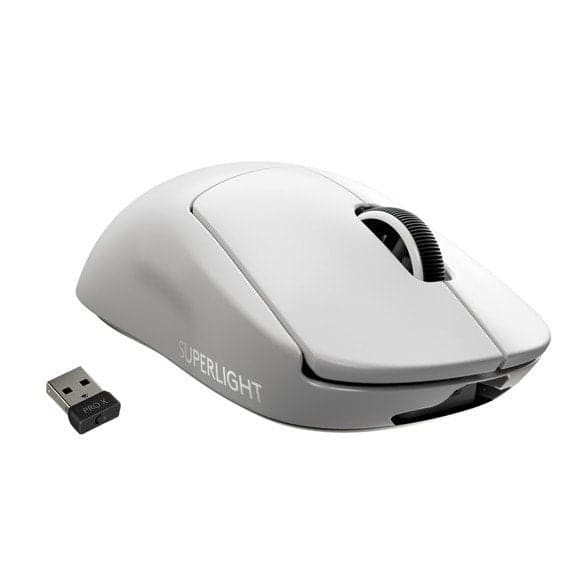 Logitech – PRO X SUPERLIGHT Kabellose Gaming-Maus – WEISS