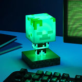 Minecraft Drowned Zombie Icon lys Paladone