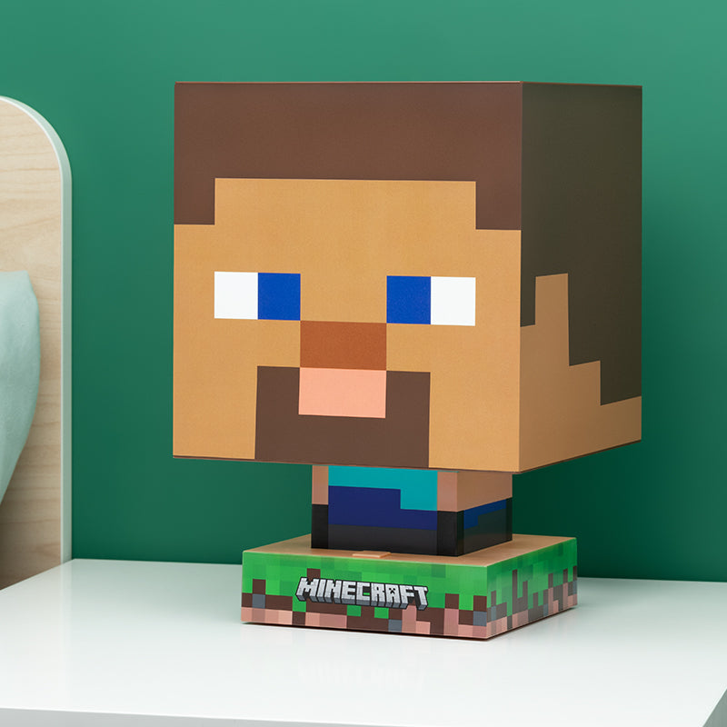 Minecraft Steve Icon Lampe