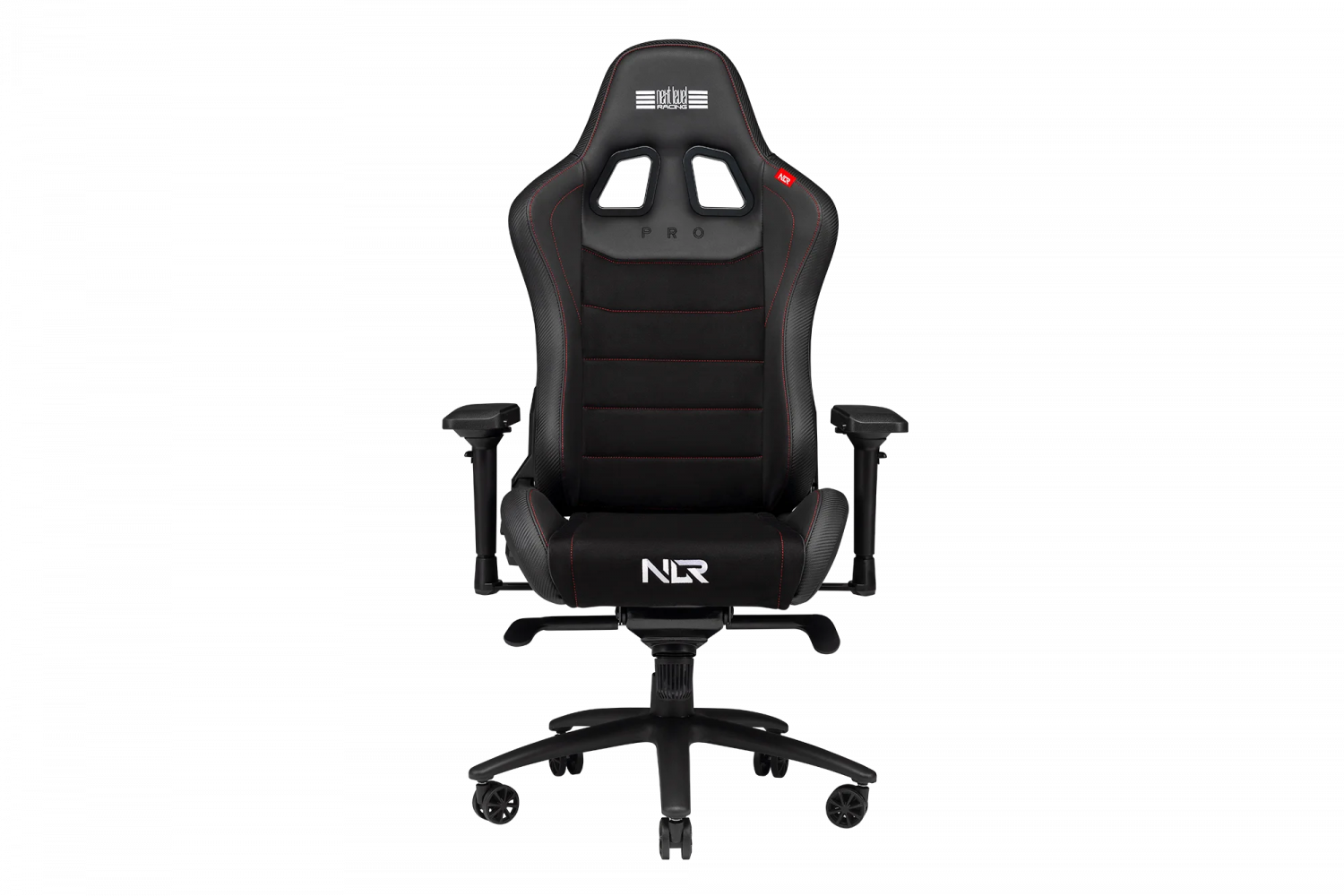 Next Level Racing – Pro-Gaming-Stuhl – Edition aus schwarzem Leder und Wildleder 