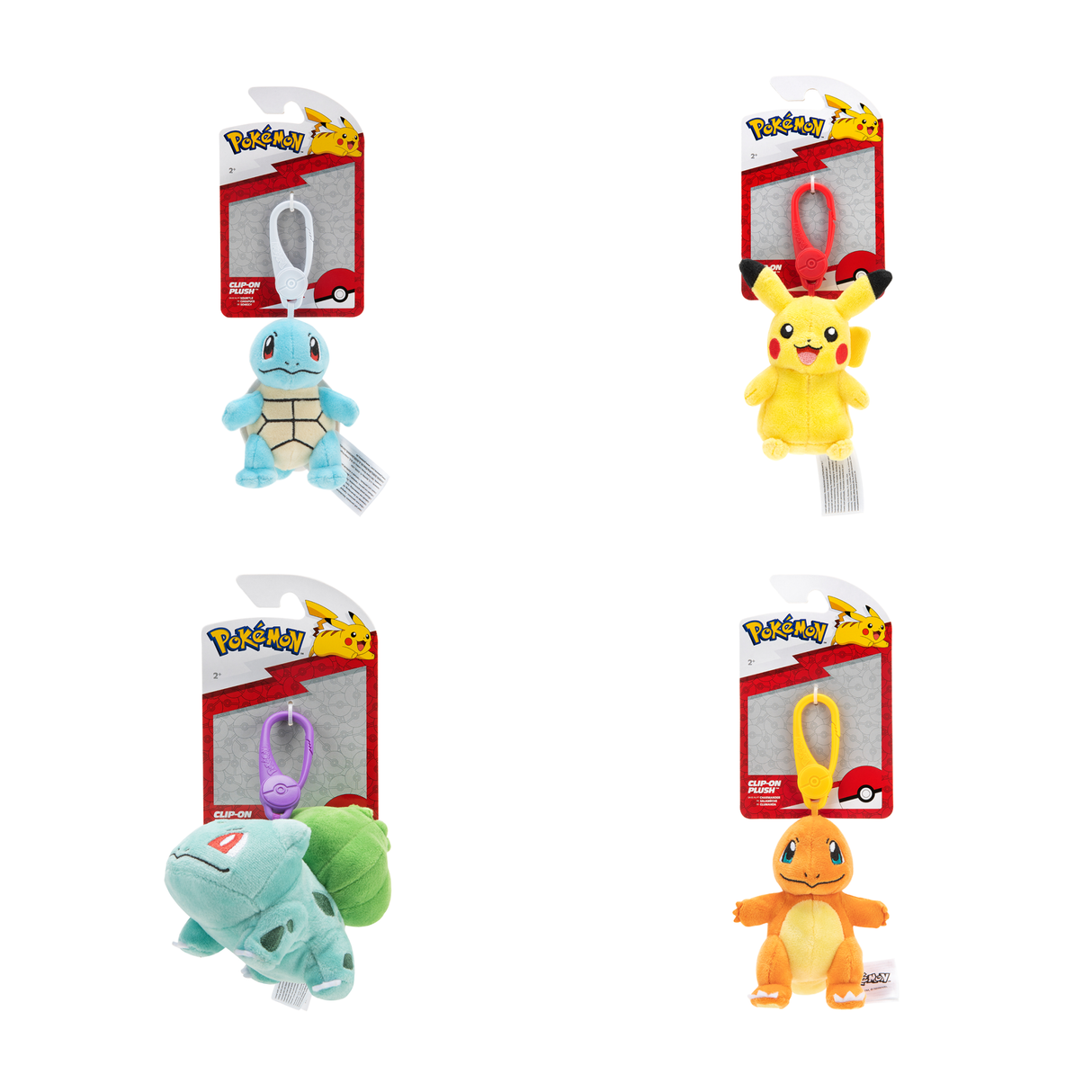 Pokémon - Plush Clip On - W7 - Assorteret (95177-7)