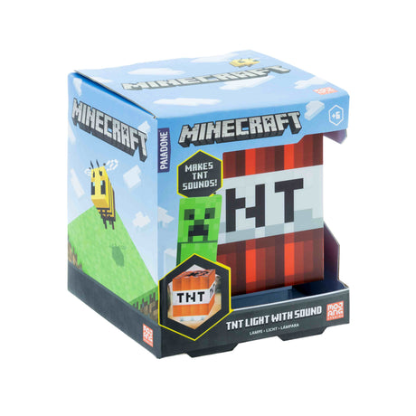 Minecraft TNT lampe med lyd Paladone