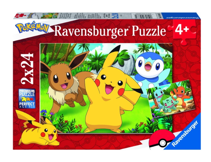 Ravensburger - Pokémon 2x24 Teile