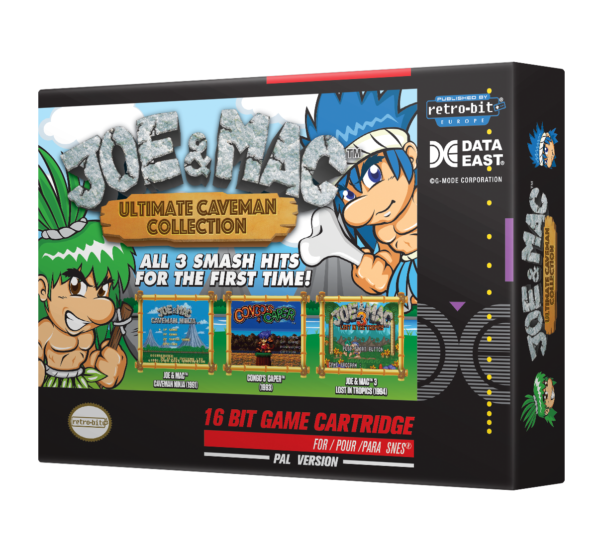 Retro-Bit Joe and Mac Collection SNES /Retro Gaming Konsol Retro-Bit