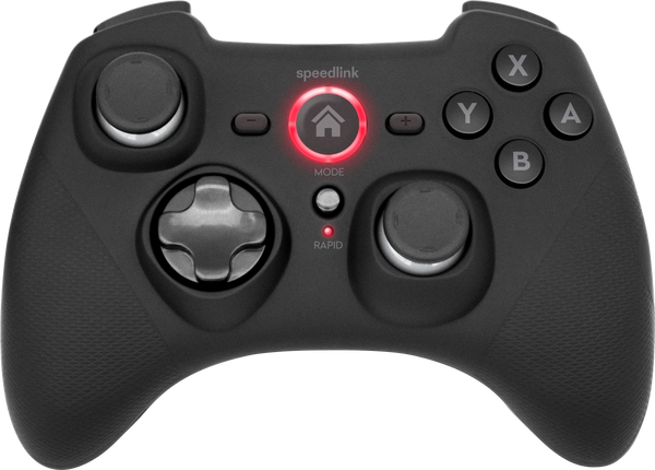 Speedlink – RAIT Bluetooth-Gamepad – für Nintendo Switch/OLED, Gummi-Schwarz