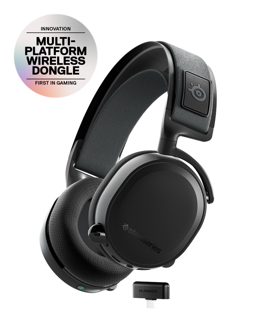 Steelseries - Arctis 7+ Wireless Gaming Headset - Black Steelseries