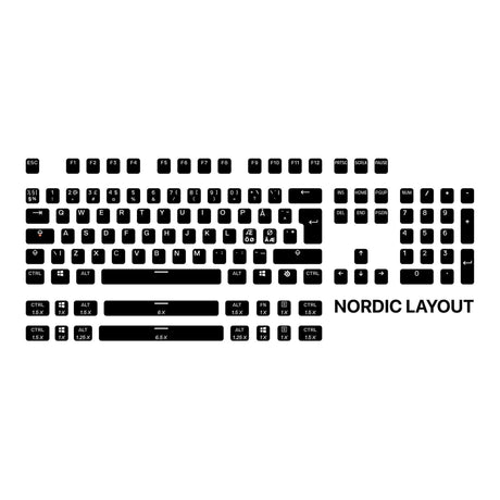 Steelseries - PrismCAPS - Nordisk Key Layout Steelseries