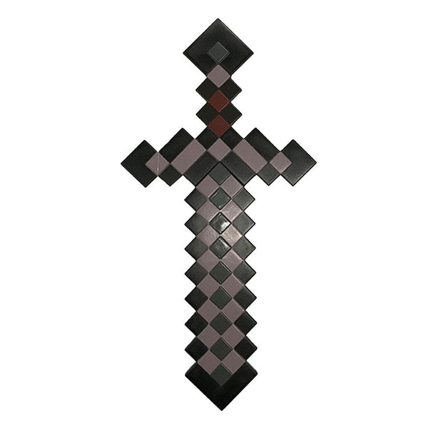 Minecraft-Nachbildung eines Netherit-Schwerts aus Kunststoff, 51 cm