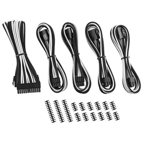 CableMod Classic ModMesh Cable Extension Kit - 8+8 Series - black/white CableMod